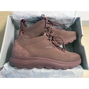GEOX Spherica Knitted Old Rose Sneaker size 7